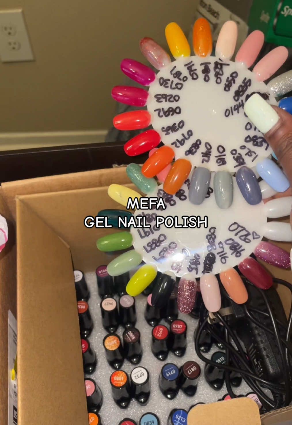Thank you @MEFA ✨  I love this kit so much! Now i can save money and do my own nails at home so quick and easy 💓 #gelnails #nailtok #nailsathome #nailsupply 