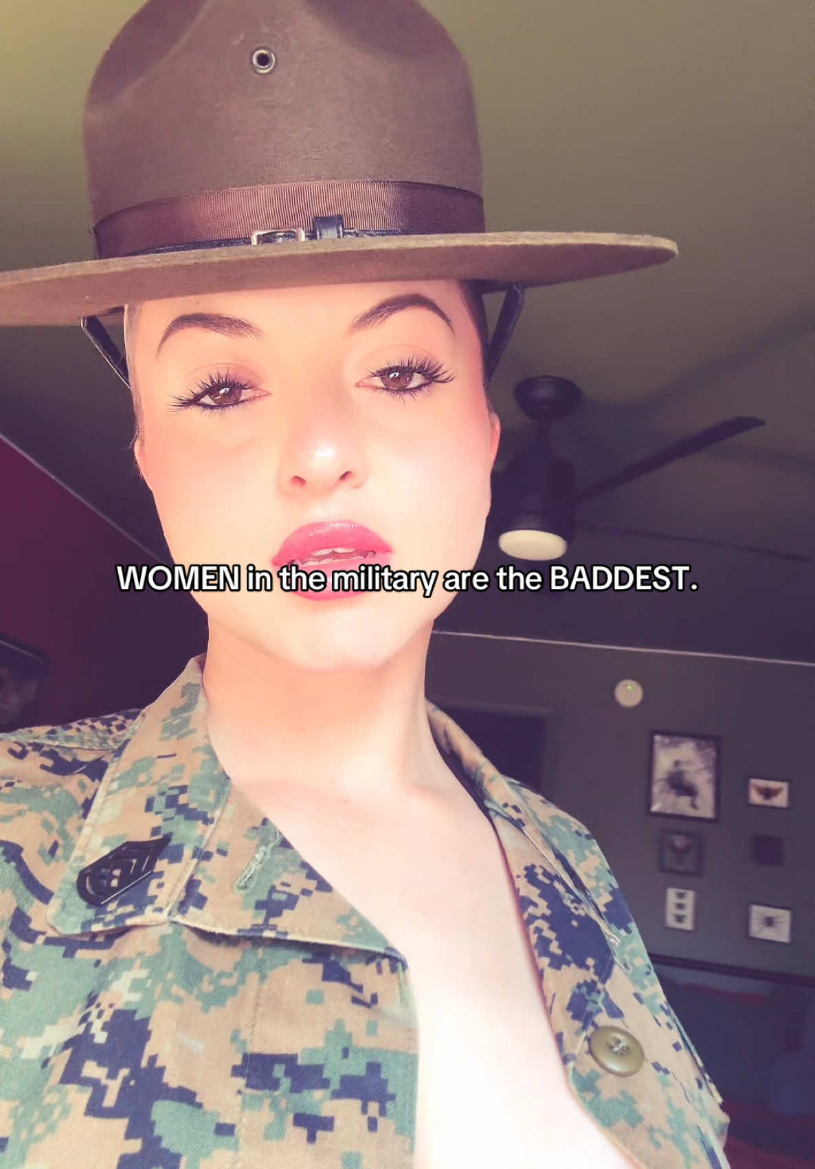 If you think you are confused daily on socials… Imagine SERVING beside women who confuse you in every way. Daily.  And maintain eye contact while talking because we are all slighlty autistic. 😳😂 Ladies, I want you to understand that I UNDERSTAND why men act so goofy around us. I also do not know what to do or how to act when around us. We are just so pretty, and dangerous, and funny, and smart, and strong, and delightfully terrifying.  #woman #fyp #skits #explorepage #explore #veteran #military #navy #marinecorps #marines #airforce #army #trending #viral #fypシ゚ #cosplayer #bootcamp #womensupportingwomen  