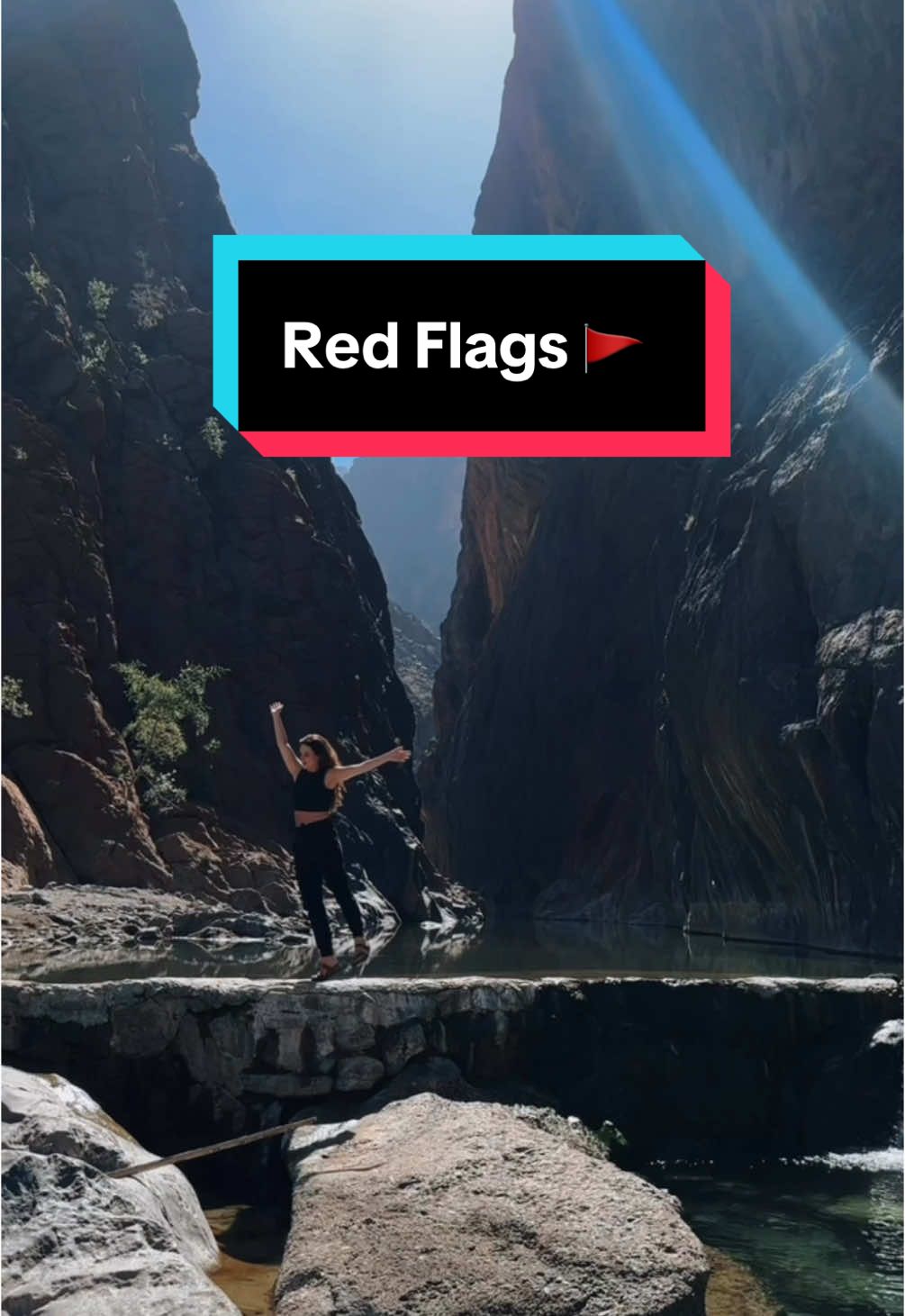 Red, green, or beige flag? Discuss. Speaking of story highlights - my Oman one is up on IG and it was honestly the trip of the year. Posts coming soon! 🇴🇲 If there’s anything in particular you’d like to know about traveling there, I’m all ears👇 . . . . . #traveltheworld #greenflag #redflag #travelhumor #visitoman #lifeabroad