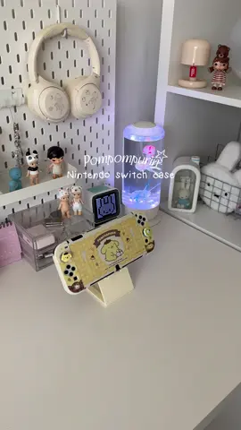 I LOVE MY NEW CASE💛 ૮꒰◞ ˕ ◟ ྀི꒱ა . Tysm @WishavenOfficial ! . . #sanriocore #nintendoswitchaccessories #wishavenshop #desk #desktour #explore #inspo #nintendoswitch #pompompurin #sanriocollection #sanriojapan #aesthetic #cozy #nintendo #nintendoswitchgames #nintendoswitcholed #cozygames #thumbgrips