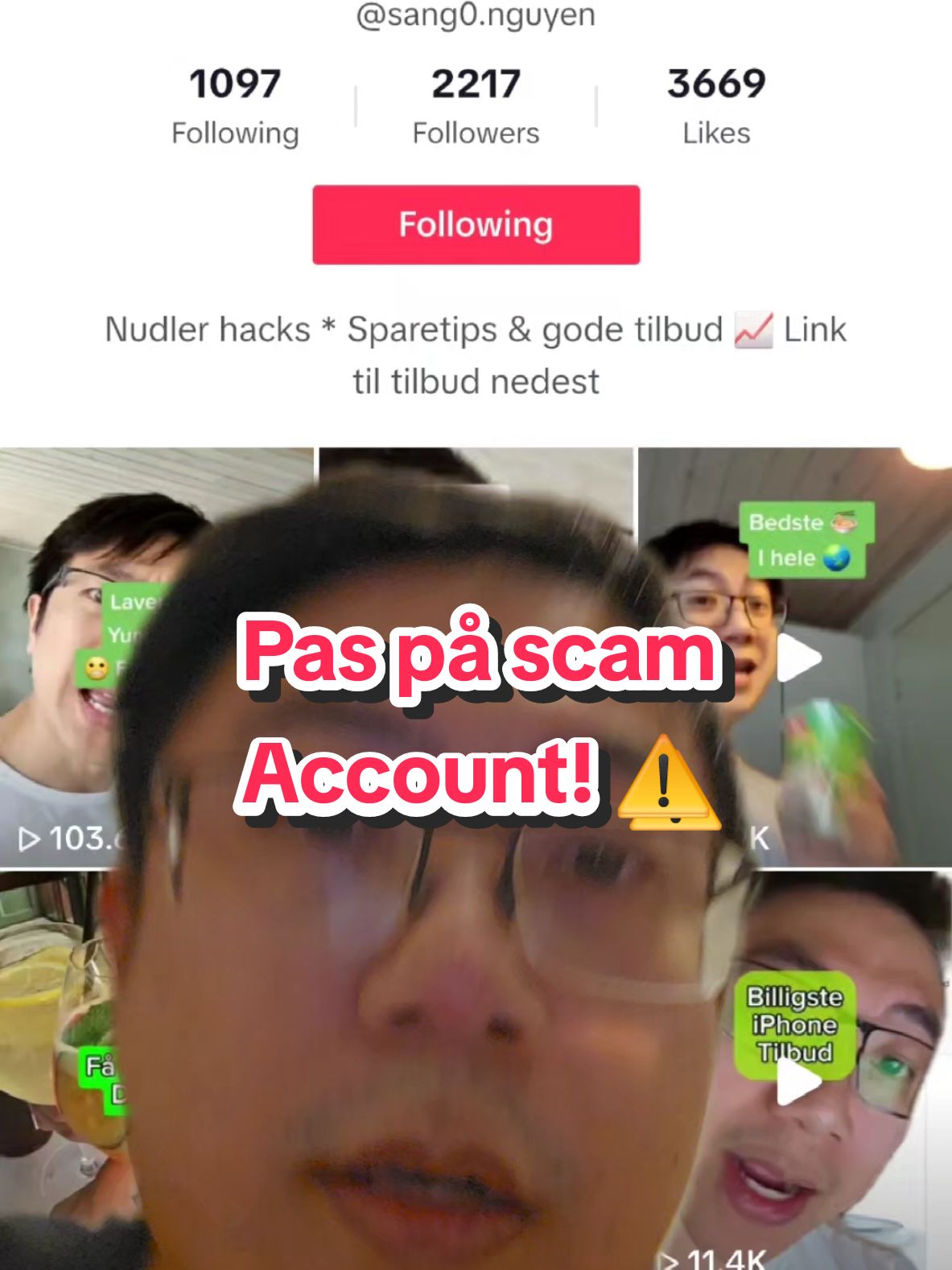 Pas på scam account! Nu hvor der er gang i krypto igen så kommer disse scammers! MANGE TAK til alle der gjorde mig opmærksom på det! håber virkelig ikke der er nogen der er blevet scammet, ville have det så dårligt med det :(