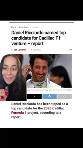 who are your top picks for Cadallic? #danielricciardo #cadalliac #f1 #formula1drivers 