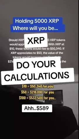 People think holding 1000 xrp will make them millionaires lol #xrp #xrpcommunity #xrparmy #cryptotok #cryptonews #cryptocurrency #altcoins 