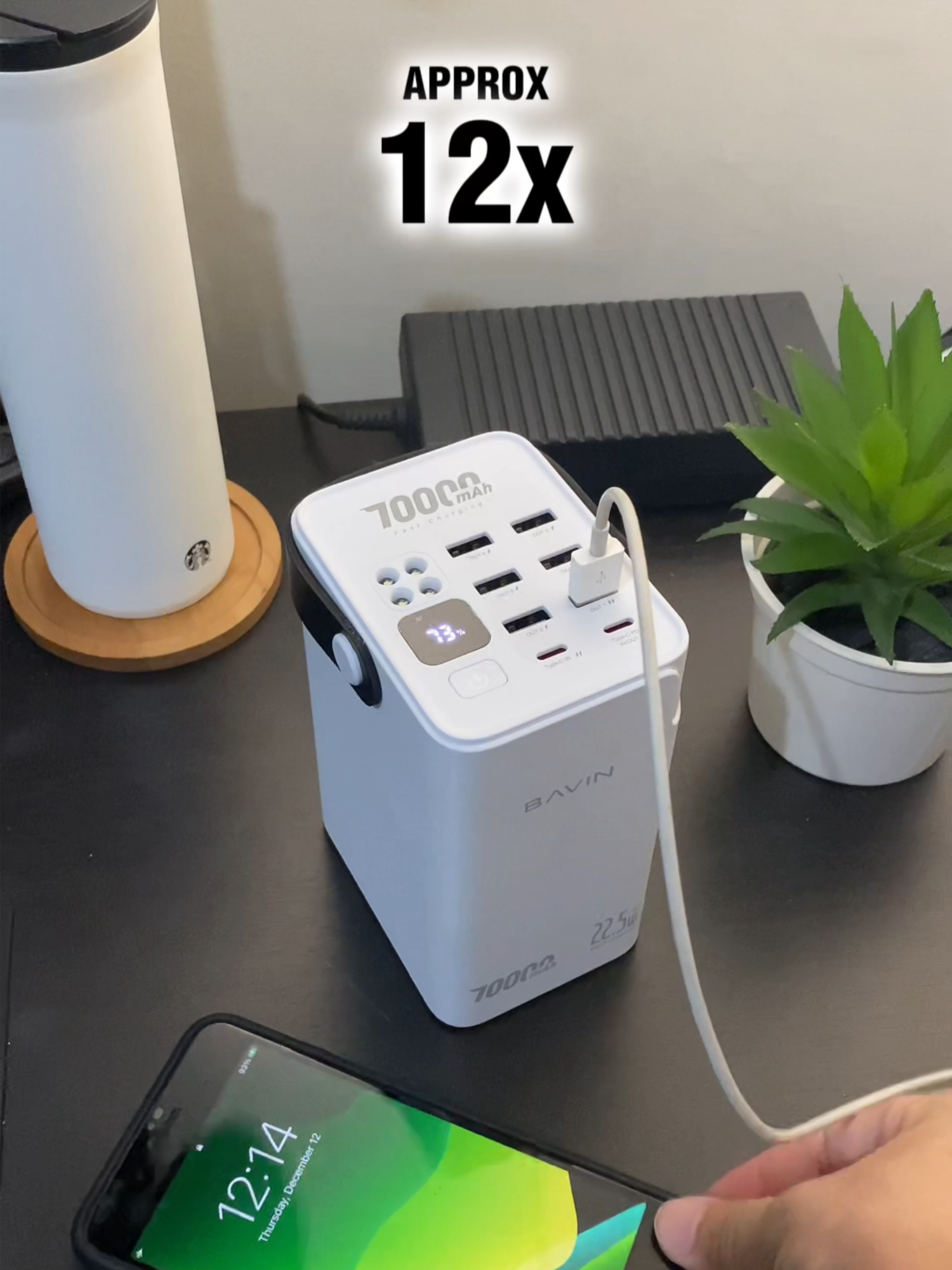 Parang portable generator na to! Heavy duty fast charging na powerbank. BAVIN PC1602. Compatible with almost all devices. Sobrang laki ng capacity 70,000mah pero hindi ganun kalaki. Convenient bitbitin. Maliit na nga to halos parang mini tumbler lang. Saktong sakto sa outdoor lifestyle. Pag magca-camping o kahit simpleng byahe out of town, surebol meron kang power supply. Kahit walang kuryente dun sa pupuntahan. Basta wag lang kalimutan icharge bago umalis. #powerbank #portablecharger #bavin #bavinofficialstore #70000mah