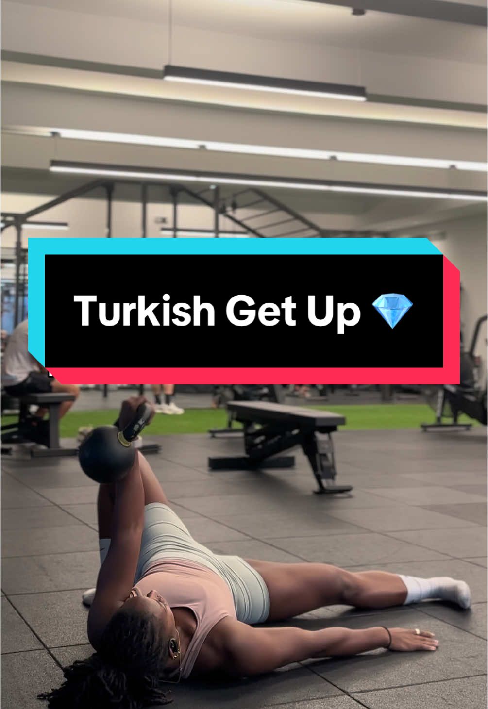 The yoga block is underrated 😮‍💨 #turkishgetup #tgu #yogablock #Fitness #nycfitness #strength #strengthtraining #foryou #mobility 