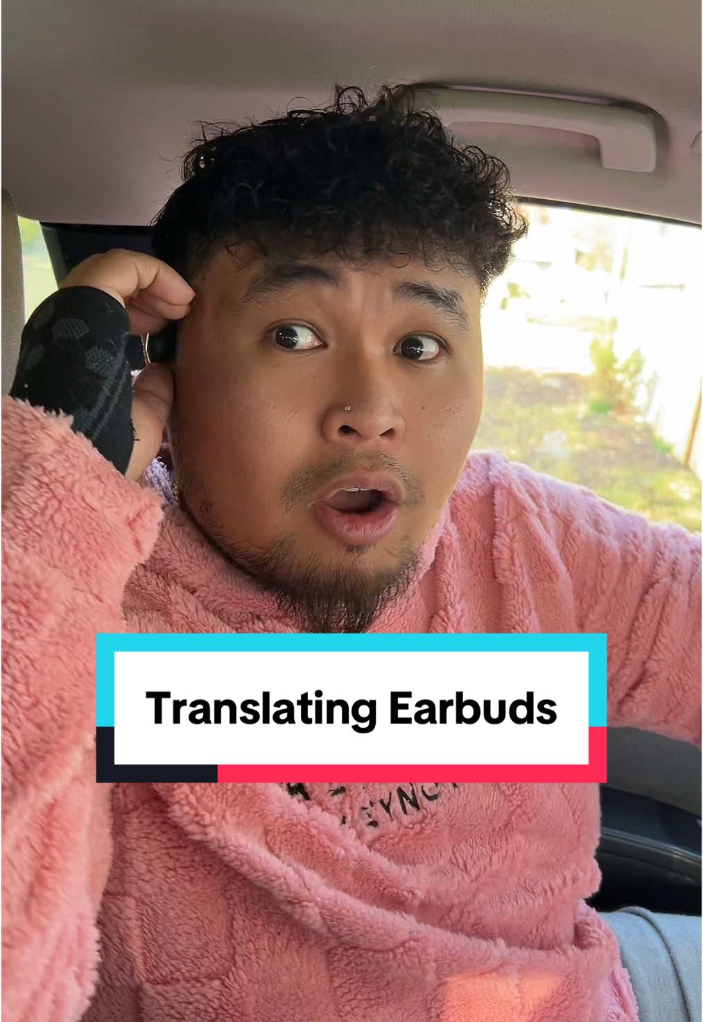 My Mexican family are going to think he’s Mexican 🤣😭  #Miniso #MinisoX15Pro #Earphones #Earbuds #TranslationEarbuds #TranslatingEarbuds #ForeignLanguage #Multilingual #tiktokshopblackfriday 