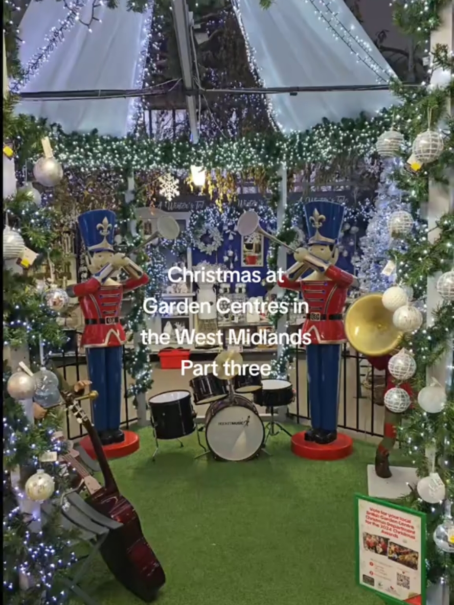 This one's got a soft play!  Here's what you can expect here.... 🎄 Festive displays - a few are interactive!  📸 Lots of photo opportunities  🌟 Soft play for under 5s only (closes 3.30pm) ☕️ Restaurant  There's a few slots remaining for :  🎅 Breakfast with Santa  🤶 Breakfast with Mrs Claus (baby/toddler)  It's not a huge garden centre, so you probably wouldn't spend long here, but if you do visit the soft play and have some babycinos, you can stretch it out a bit.  ✈️ You can even pair it with a trip to the RAF Museum in Cosford which is 5 minutes away, free to visit - just pay for parking!  📌 Albrighton Garden Centre  #westmidlands #westmids #shropshire #dayoutwithkids 
