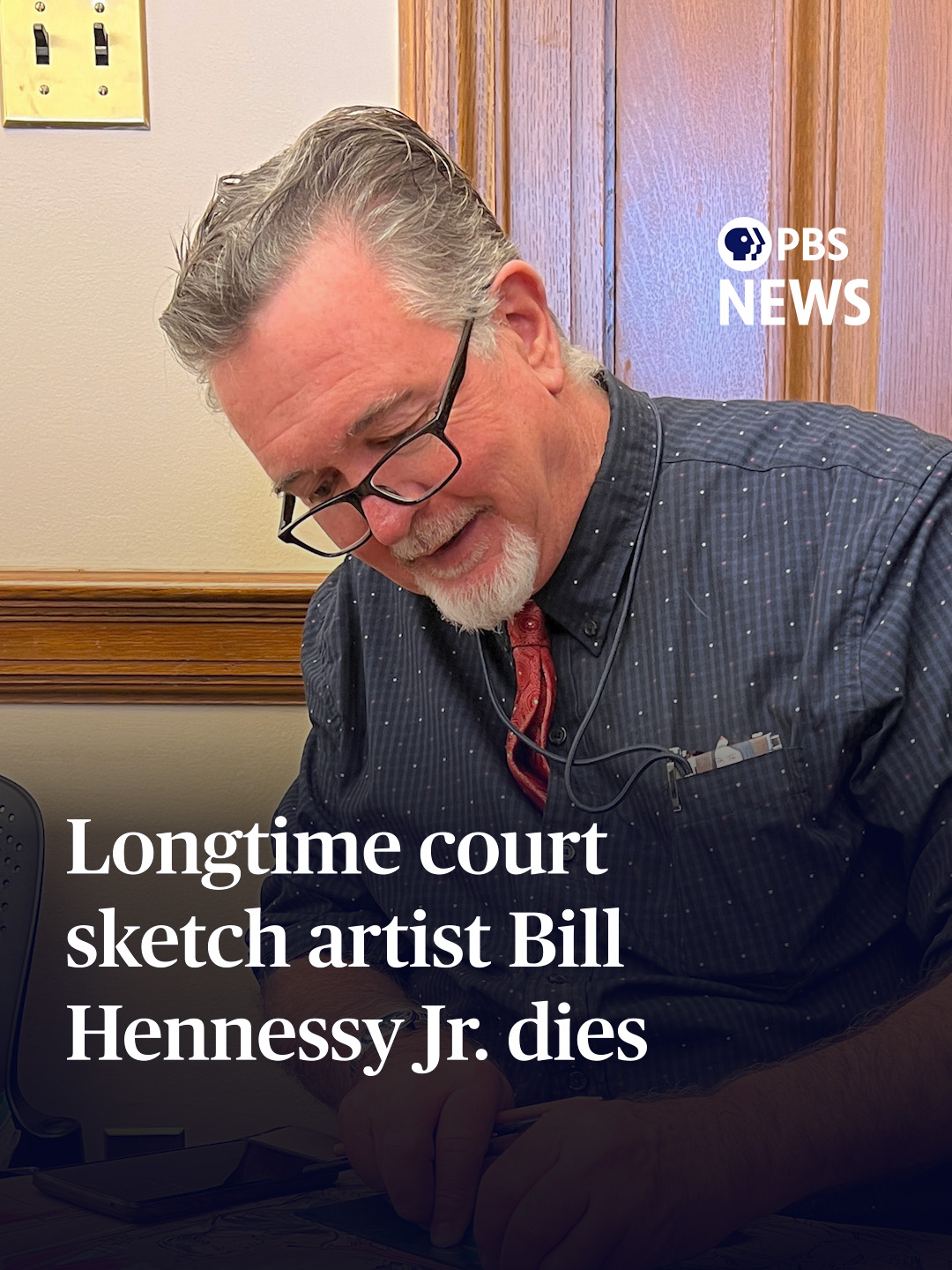 Longtime court sketch artist Bill Hennessy, who captured history with his sketchbook for more than 40 years died on Monday at the age of 67.Hennessy took us where cameras could not. He offered the first draft of high-profile legal moments, from the Clinton impeachment, trials at Guantanamo Bay and arguments at the U.S. Supreme Court. “I certainly came into this as an artist, but I think I've had a unique opportunity to learn journalism from the people who actually, who I worked with, both the photojournalists and the written journalists,” Hennessy told the News Hour in 2009.“ They've helped me understand my purpose and, my responsibility in being, you know, telling the story accurately and truthfully honestly and responsibly as you can.” #pbs #pbsnews #newshour #court #news