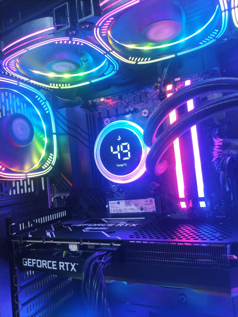 Gabinete Gamer Aquário Rise Mode Galaxy Standard V2 Montado!!! #gabinete #ryzen #rtx #pcgamer #pcgaming #risemode #