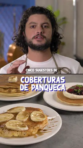 Panqueca é sempre uma boa, mas quando você capricha no topping, vira outra coisa. 😏 Te mostro 5 combinações simples, mas que fazem toda a diferença! Me conta qual é sua preferida?