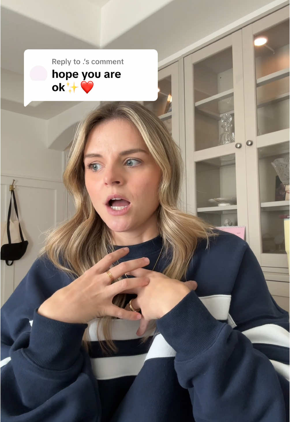 Replying to @. I am struggling, clearly. But I want to still show up and connect with my community 🩷