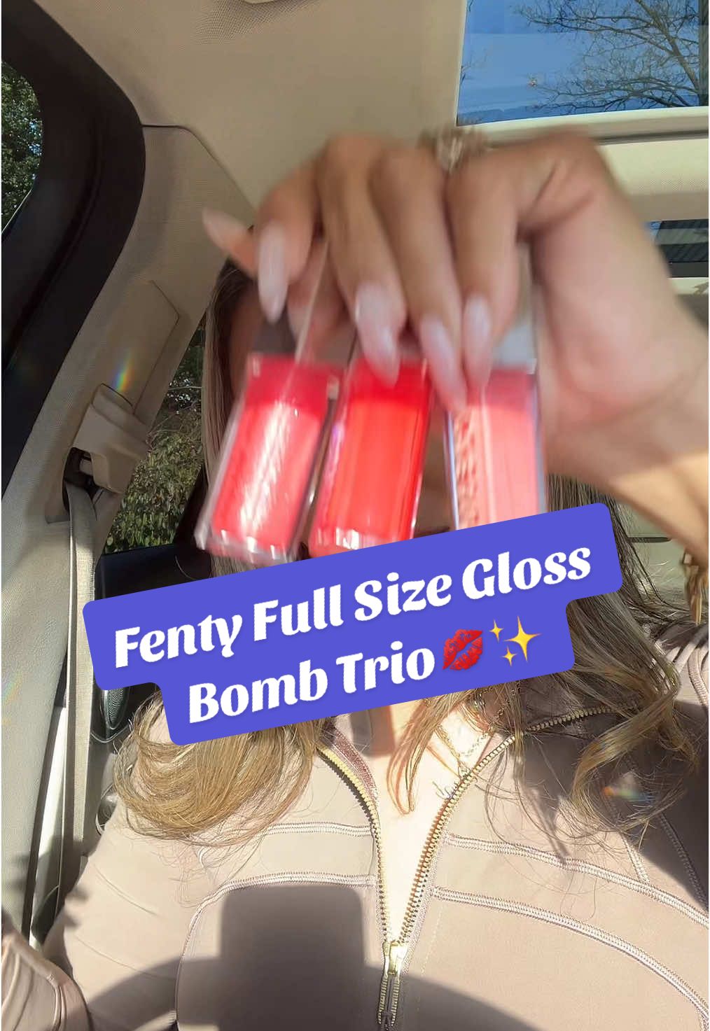 💋✨Fenty’s gloss bomb trio! #fentybeauty #glossbomb #glossbombheat #glossbombdragonmami #fentylipgloss #lipglossset #TikTokshop #tiktokshopping #newyearnewaura #tiktokshopholidayhaul  #giftguide #ttsdelight #shoptoysandtots 
