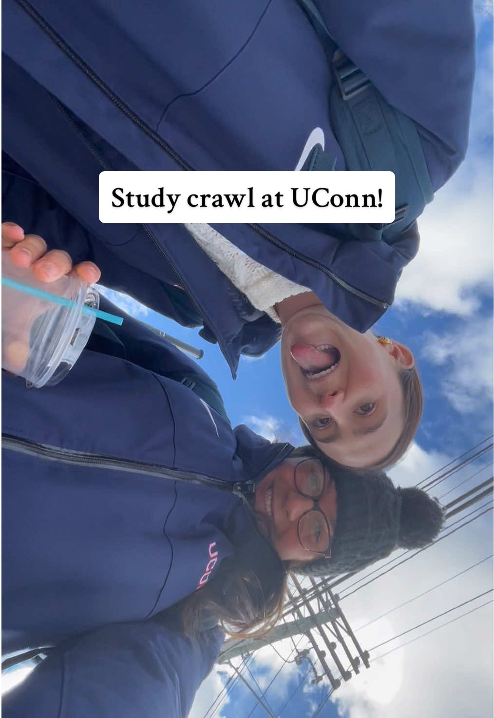 highly recommend 😋 thanks @rizzyyyizzyyyy for joining me on this journey #studycrawl #uconn 