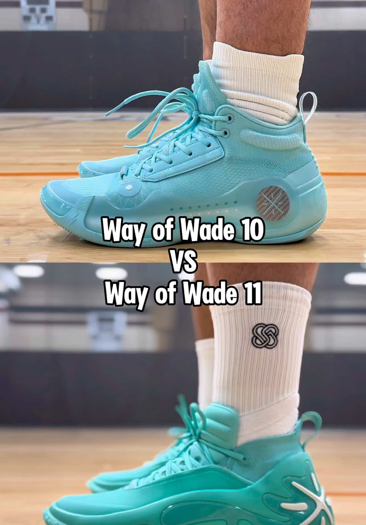 Way of Wade 10 VS Way of Wade 11 On Feet & In Hand Looks - Short Review . If you’ve played in the WoW 10 or the WoW 11, what are your thoughts on them and which do you prefer? Also, which one looks better, the Way of Wade 10 “Mint” or the Way of Wade 11 “Liberty”? . @Wayofwadeofficial @Dwyane Wade @D’Angelo Russell  . #wayofwade10 #wayofwade11 #wow10 #wow11 #sneakers #sneakerhead #sneakerheads #basketball #basketballshoes #shoes #kotd #kicks #sneakrtweakr #nike #jordan #converse #adidas #fearofgod #yeezy #puma #newbalance #underarmour #curry #reebok #skechers #moolah #and1 #lining #wayofwade #361 #361sport #eqlz #seriousplayeronly #spo #anta #rigorer #peak #shorts #reels #fy #fyp #fypage #foryou #foryoupage