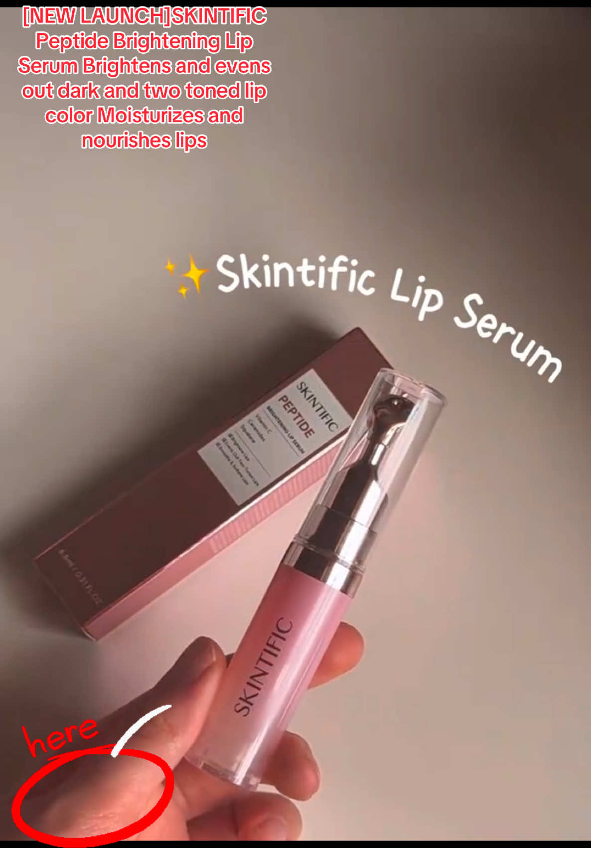 [NEW LAUNCH]SKINTIFIC Peptide Brightening Lip Serum Brightens and evens out dark and two toned lip color Moisturizes and nourishes lips Price dropped to just S$15.80 - 30.97! [NEW LAUNCH]SKINTIFIC Peptide Brightening Lip Serum Brightens and evens out dark and two toned lip color Moisturizes and nourishes lips Price dropped to just S$15.80 - 30.97! #lipserum #lipcare #lipbalm Skintific Skincare Products  #skintific #skintificsale #sgbrandweek #tiktokshopsg #skintificsg #skintificsg #skintific #skintificid #skintificmy #skintificpromo #skincare #beauty #whitening #brighterskin #5xceramide #5xceramidemoisturizer #5xceramideskintific #sharonlewyy_skintific #冷酷傲慢_skintific #darkspot #exfoliate #1212tiktokshopping #1212megasale #weeklywedrush #tiktokshopsg #createtowin #tiktokshopsg #weeklywedrush #tiktokshopsgsale #tiktokshop #tiktoksg #好物分享 #tiktokshopcrossborder_seasales #sgtiktok #singapore #sgbrandweek #tiktokshopsingapore #postandwin #tiktokshopfinds #rookie #tiktoksingapore #tiktokshopsgcommunity #womenftiktok #tiktokshoptreats #tiktokshopsgthursday #Createtowin  #sharonlewyy #冷酷傲慢 #冷酷傲慢~shop #tiktokmalay #tiktokchinese #tiktokindia #tiktokmalaysia #sgshop #fypsg #trending #viral #goodthings #sg #singaporetiktok #sgviral #hotsales #creatorsearchinsights #createtowin #tiktokmarketplace  #creatorboost #homeliving #hotpick 