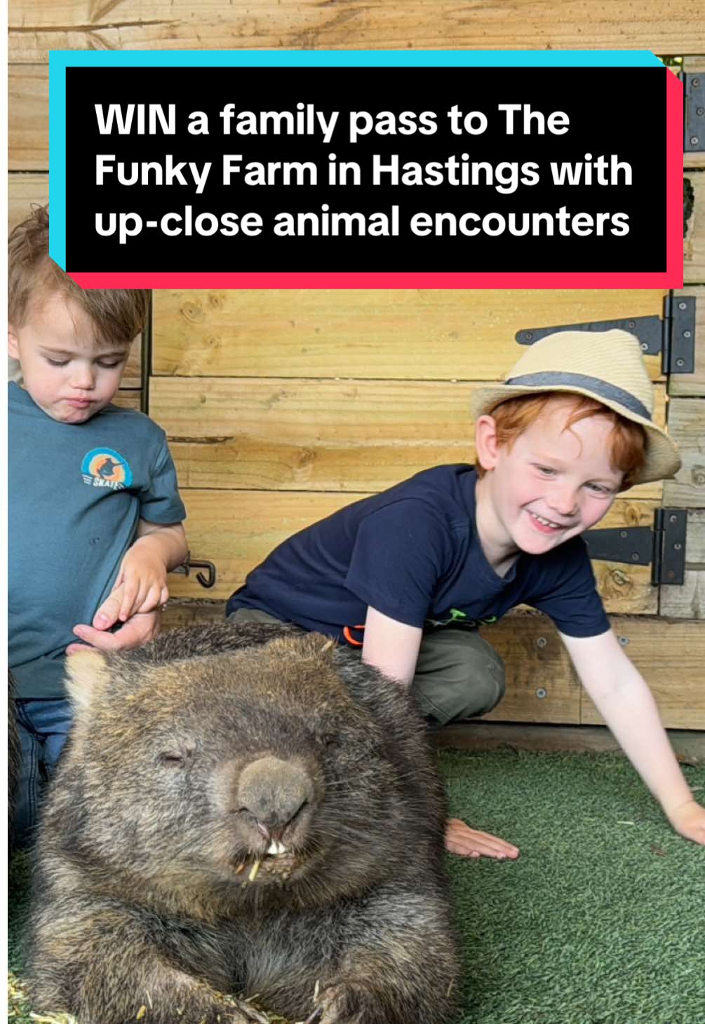 🚨 GIVEAWAY ALERT! 🚨 Want to win a FAMILY PASS to The Funky Farm? Get ready for hands-on animal encounters and unforgettable family fun these school holidays! 🐨 🐍  Here’s how to enter: 1️⃣ Follow @melbournewithsiri + @The funky farm  2️⃣ Tag a friend in the comments and drop your fave animal emoji 🦋🦎(every tag = an entry!) 💚 BOOST entry if you enter on both TikTok & IG 🎉 Giveaway ends Dec 19 at 11:59pm AEDT 🎉 Winner announced Friday, Dec 20 via THIS thread on TikTok and IG Don’t miss your chance to treat the fam to a day at The Funky Farm 🫶🏼 This giveaway is in no way affiliated with TikTok. At The Funky Farm, you’ll get up close with Australian wildlife - from cuddly marsupials to scaly reptiles. It’s a fully guided, private experience (sorry, no walk-ins!) which means smaller groups, more personal encounters, and zero crowds—perfect for school holiday adventures!  📍 The Funky Farm, 2185 Frankston - Flinders Rd, Hastings VIC 3915 (remember, bookings only and no walk-ins)  #giveaway #funkyfarm #FamilyFun #animalencounters #schoolholidays #melbournewithkids #familydayout #familyfriendly #thingstodowithkids #melbourneevents #melbournetodo #melbournegiveaway #explorevictoria #kidfriendly #melbournekids #familyadventure #melbourneactivities #morningtonpeninsula #schoolholidays 