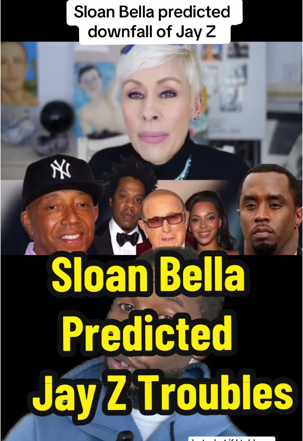 Sloan Bella predicted downfall of Jay Z and Friends. #jayz #fyp #diddy #sloanbella #psychic #news #update 