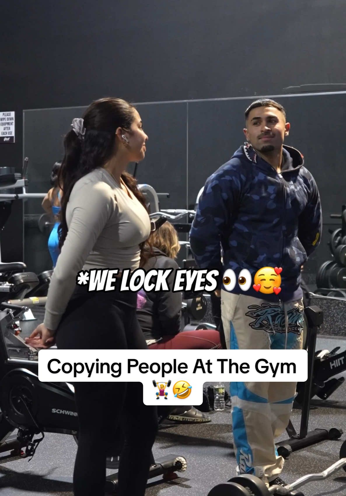200 IQ Move By Her 🧠🚻 #fyp #prank #fypシ #foryoupage #gym #Fitness #lol 