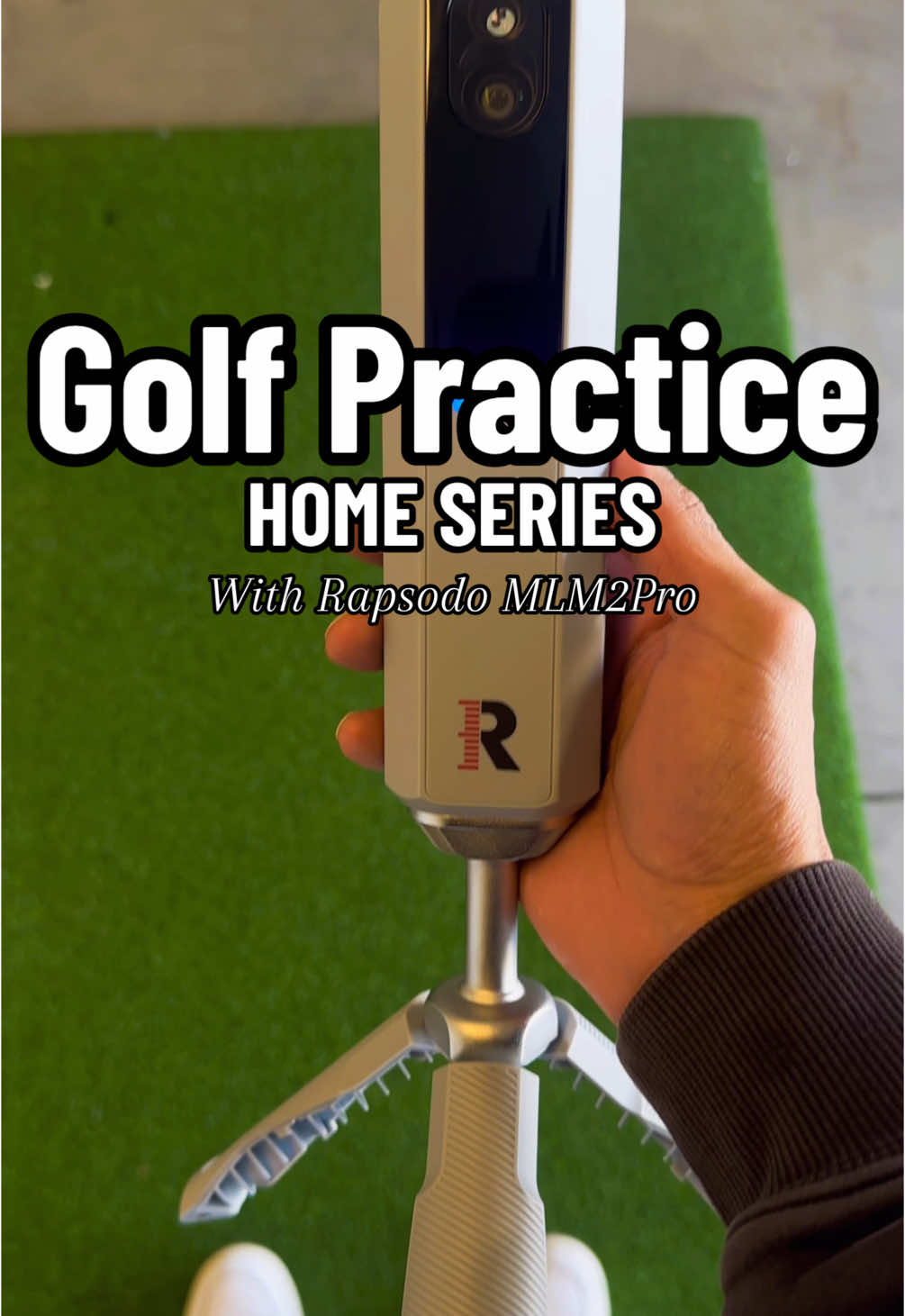 The Home Series 🏌️‍♂️ Powered by @Rapsodo Golf MLM2Pro  #rapsodo #RapsodoGolf #PlayWithoutLimits #Golf 