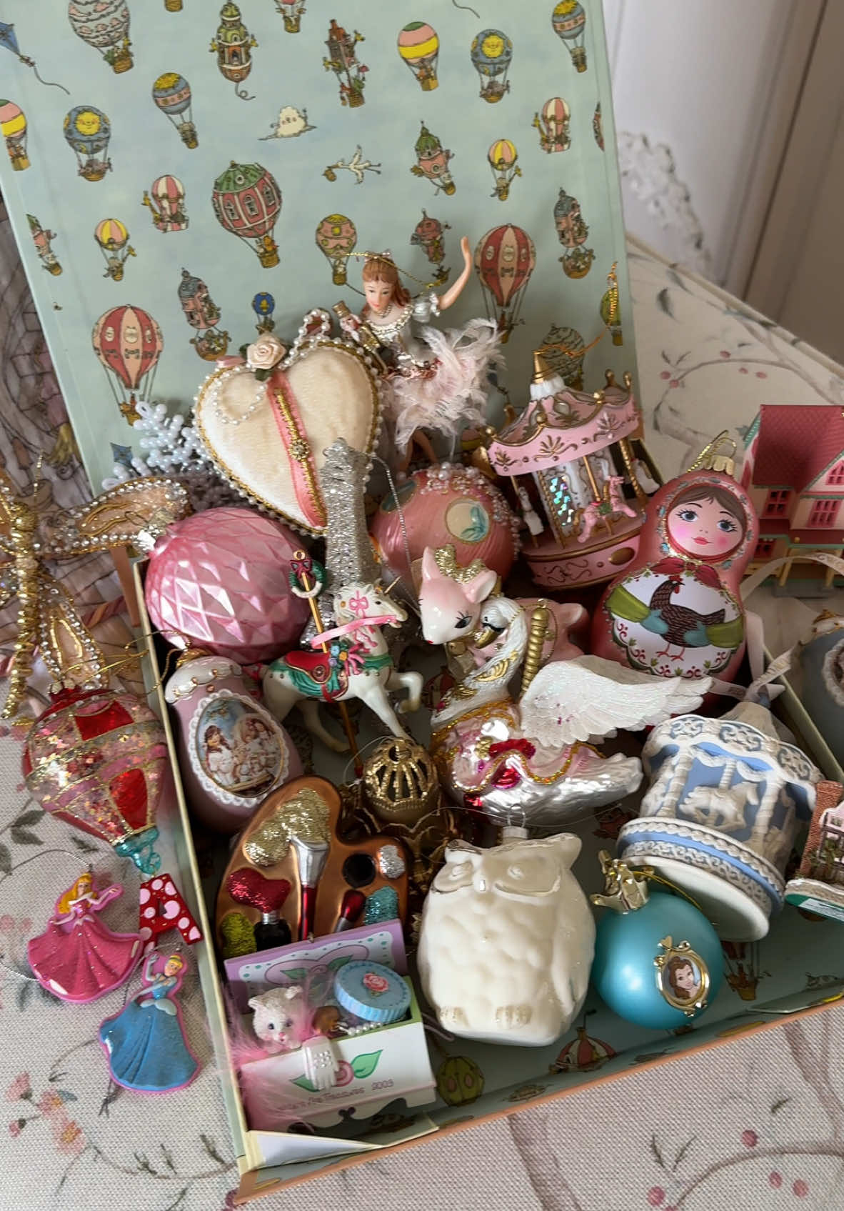 My daughter’s ornaments💘 This year she chose a lot of them which adds a special touch to her tree. Each one represents a memorable stage of her life. Some are new and a few she’s had since the Chritmas she was still in my belly🥹🎀🩰🎄💝 #ornamentcollection #ornaments #pinkchristmas #pinkmas #girlmom #christmasdecor #girlythings  #christmasornaments #toddlergirl #babygirl #christmas #childhood #MomsofTikTok #motherhood #christmastreedecorating #heirloom #keepsake #girlytok #princesscore 