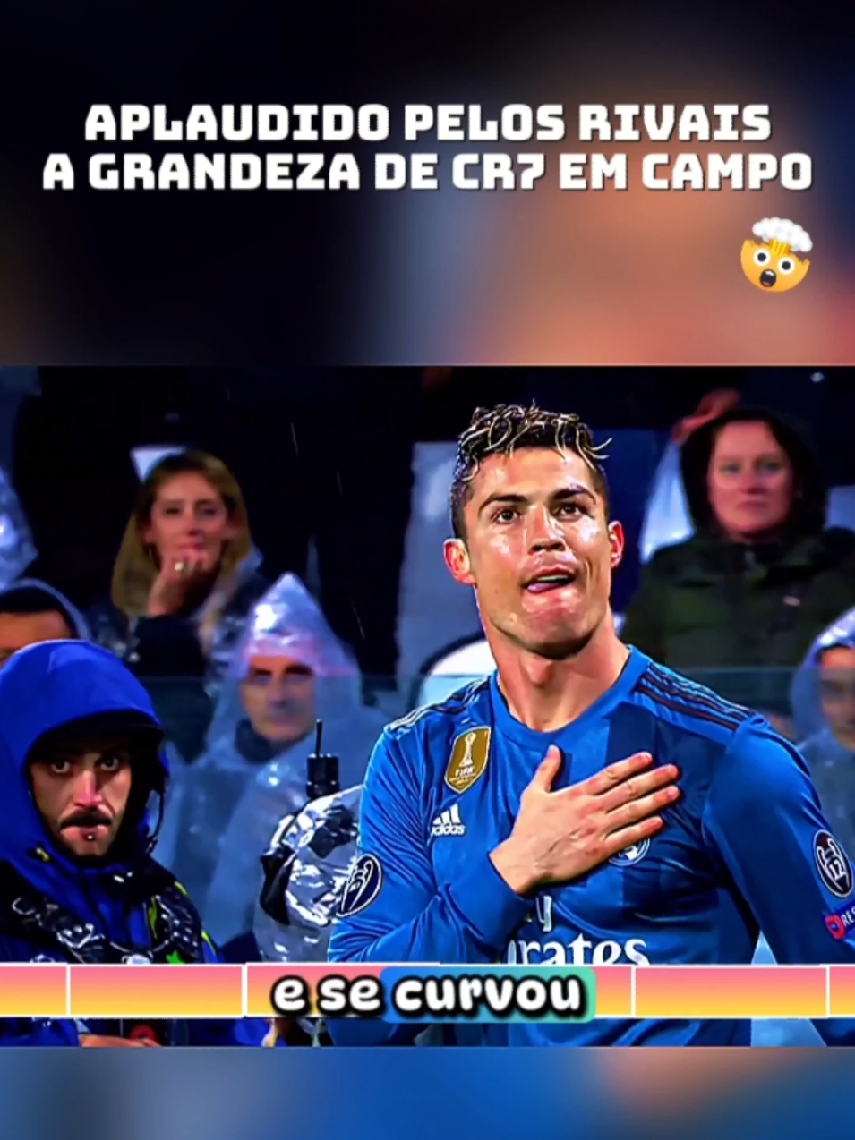 Aplaudido pelos Rivais: A grandeza de Cristiano Ronaldo em campo  #curiosidades #fatos #futebol #viralvideos 