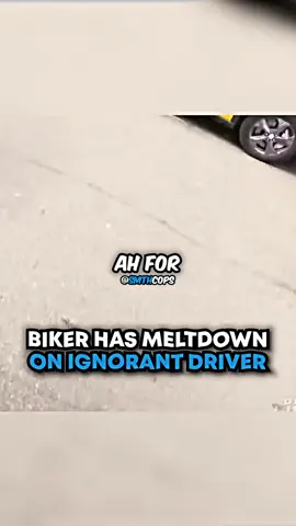 Biker Has Meltdown On Ignorant Driver😬