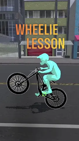 How to do a Wheelie #ber3d #bikelife #bicycle #mobilegame #fyp #extreme #wheelie