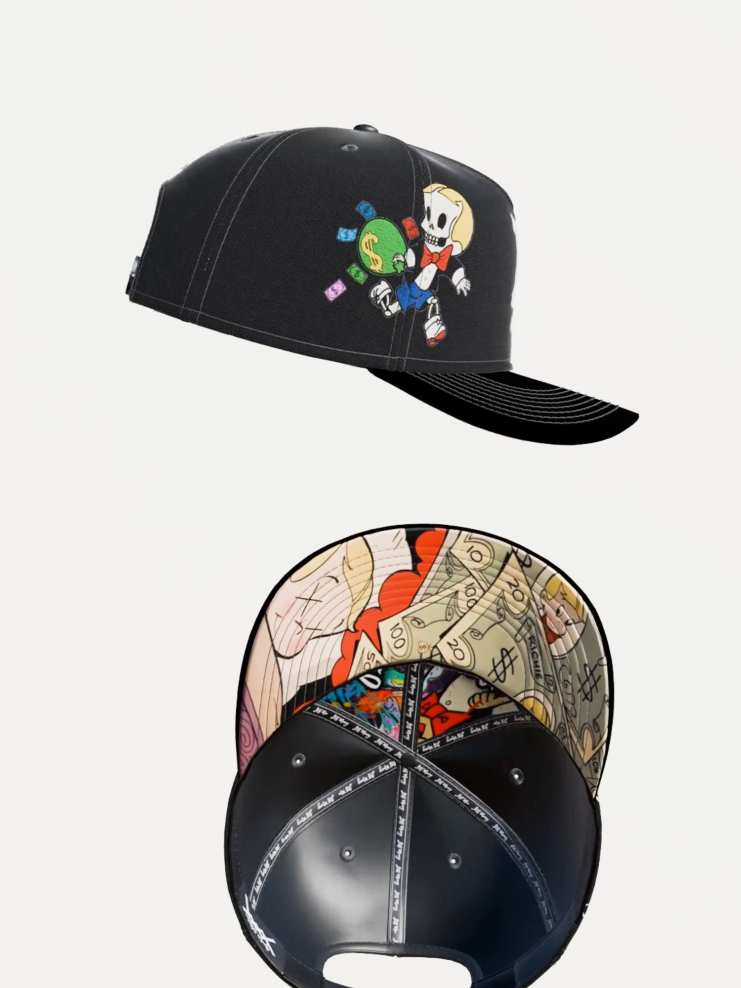 ANIMACIONES 3D PARA TUS GORRAS #gorra3d#gorras#batd3vil#3DHAT #gora3d #dandyhats