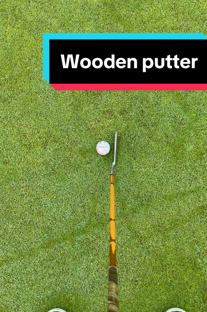 At first look, I was wondering how anyone would have been able to use a putter like this effectively . But when I started putting with it I was actually quite suprised with how easy it was to roll but more interestingly how soft and nice it felt off the face!  . It doesn’t look like it should but i would go as far as saying that it feels just as soft as some of the softest feeling putters around these days  . One down side to it is that it does not fill u with any sort of confidence looking down at it and it does come off the face quite slow  . But for some reason I felt like my stoke was looking a lot better than normal as well for whatever reason 😂 . The grip is probably the worst part it feels terrible and is super thin . The shaft looks like it’s wooden but it’s actually a steel shaft wrapped in a plastic cover to look like it’s wooden. Similar id say to what steel fibre shafts are like today! (Graphite shafts wrapped in steel) . I want to remove the shaft and put in a newer option like a stroke lab but I’ve been struggling to take the head off so far 🙃 . . . . . . . . . #golf #golfputt #golfputting #golfputtingpractice #golfputtingtips #golfputter #golfputters #putt #pütt #puttputt #putting #putter #puttur #puttputtgolf #putting #puttinggreen #puttingdrills #puttingdrill #puttingpractice #lukehanlon #lukehanlongolf #golfpro #golfaddict #golfaddicts #golfaddiction #golfshortgame #golflife #golfstagram #golfcoach #golfinstruction 