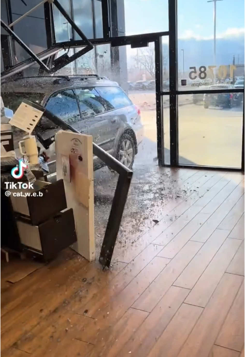 Oooof that look like it hurt! ‘Not One Penny Down’ Promotion running through the month of December! #cardealership #carcrash #viral #dealershiptiktok #transitowne #automotive #cars #funny #fypシ #humor #carsales #salesmen #dealership 