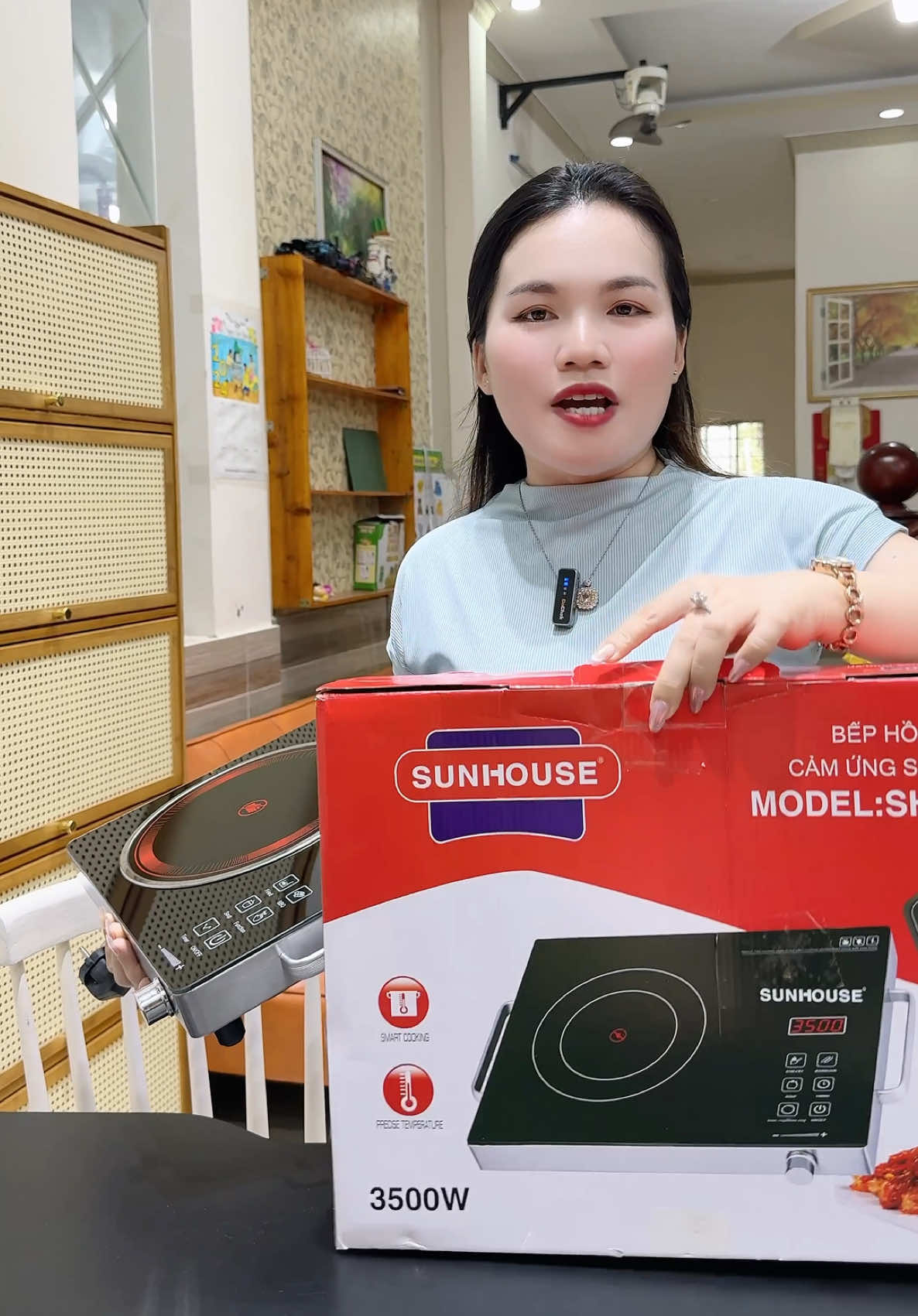 KHÔNG KÉN NỒI] Bếp Hồng Ngoại sunhouse  #bếp 