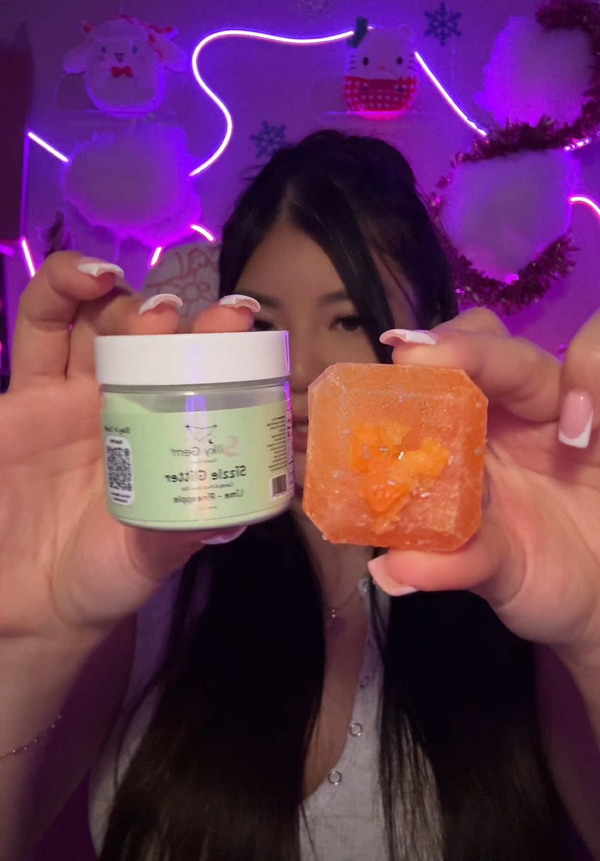 Use code “JOYCEFUL” @Silky Gem Crystal Candy #asmr #asmreating #crunchy #mukbang #fyp 