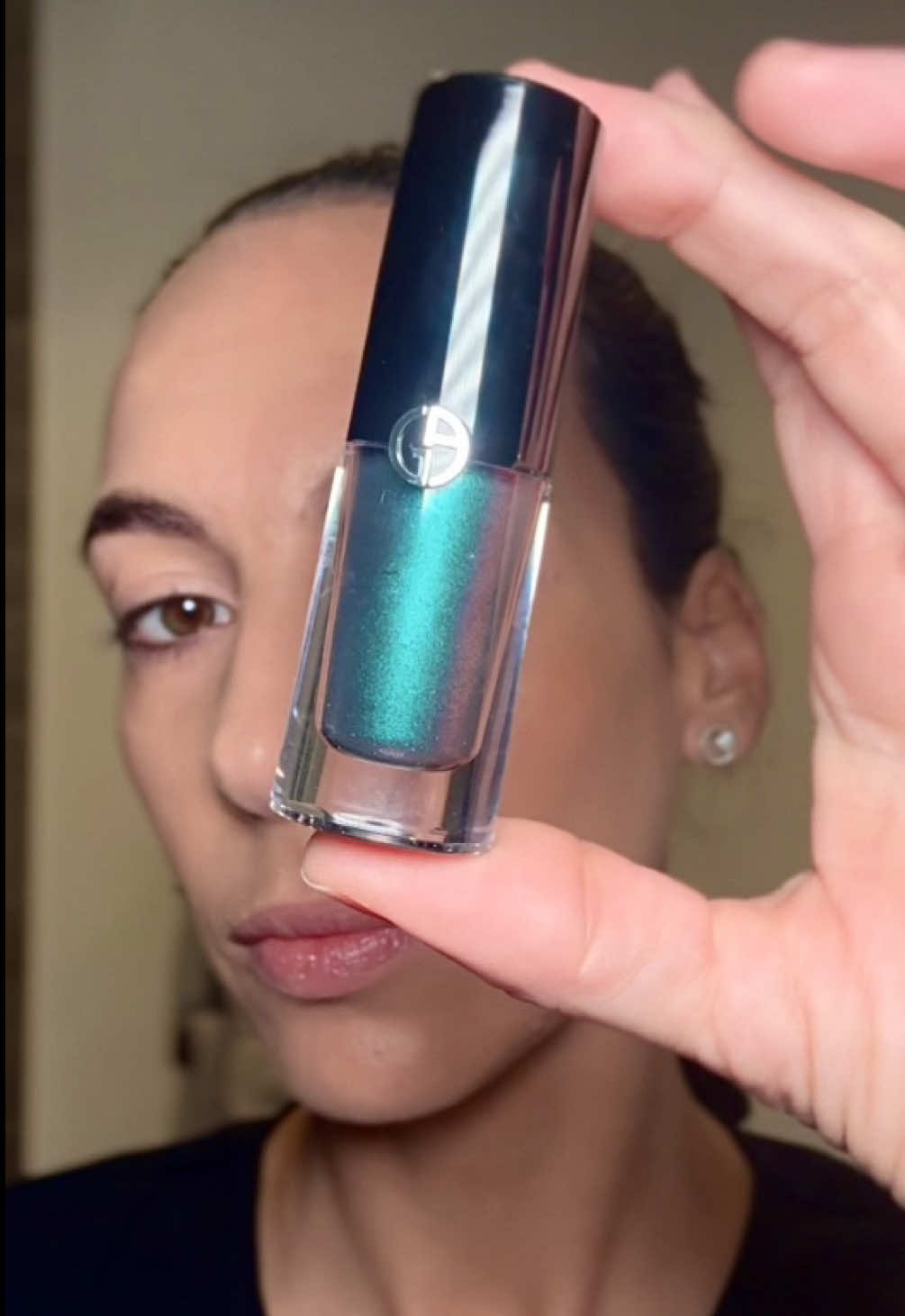 Eye Tint 50S, Petrol, by @Armani beauty 💙 #makeup #armanibeauty #lorealemployee #mua #eyetint 