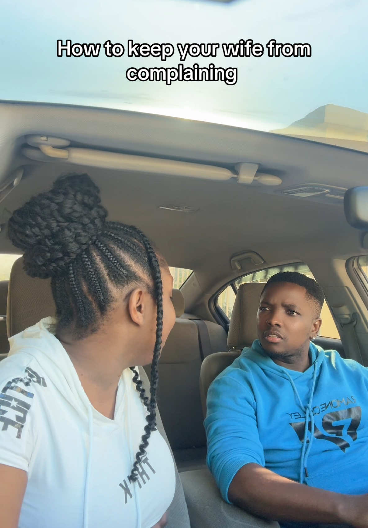 How i get her to shut up. @Coley #couple #fyp #food 