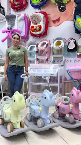 Caballito 3 en 1. Mecedor, paseador y triciclo de inicio. $ 199.000 🎠🤩🩵 #bebes #medellin #paseador #regalo #triciclo #familia #niñosfelices 