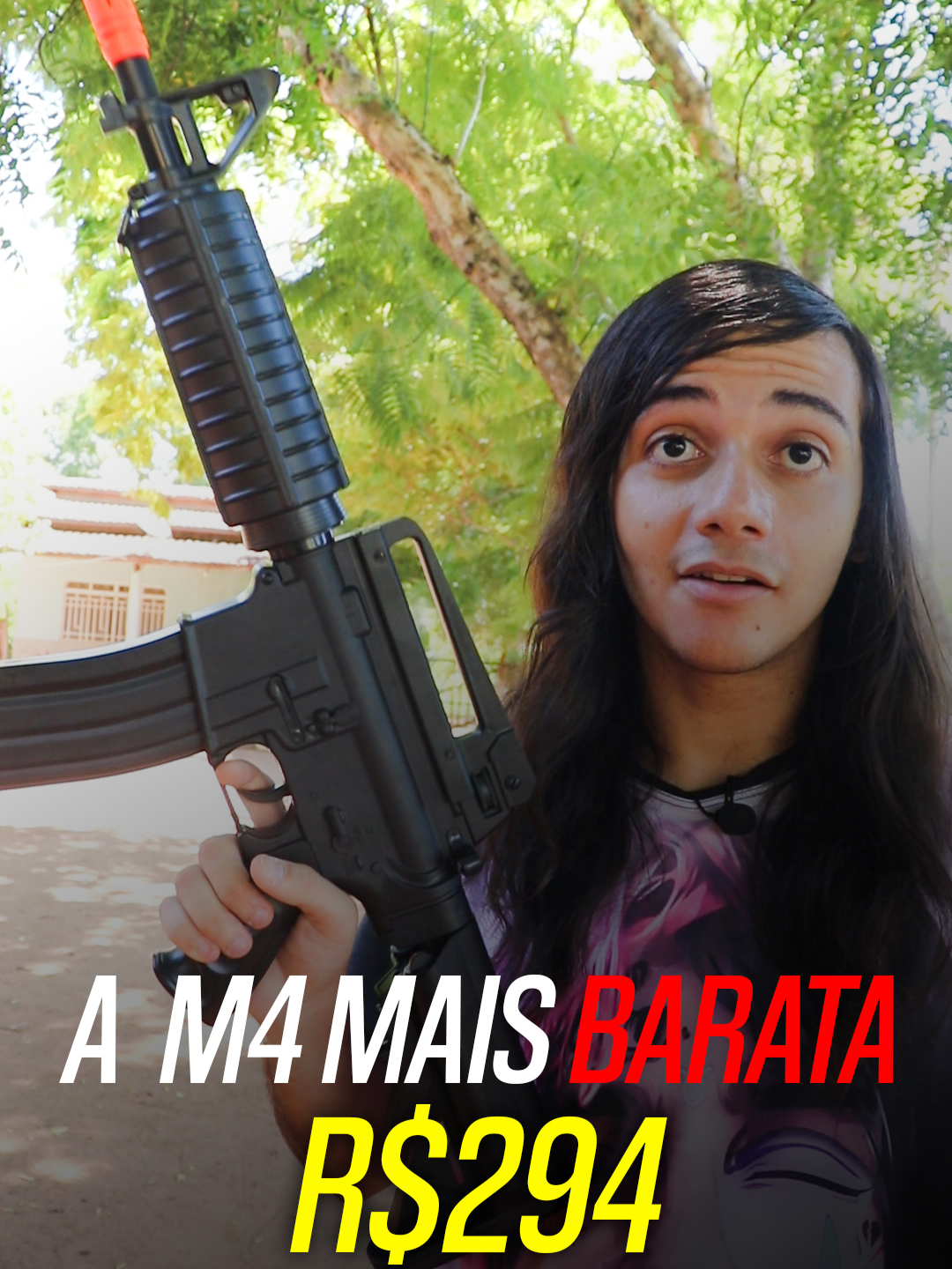 Testei a Airsoft M4 mais BARATA de R$292 🔫