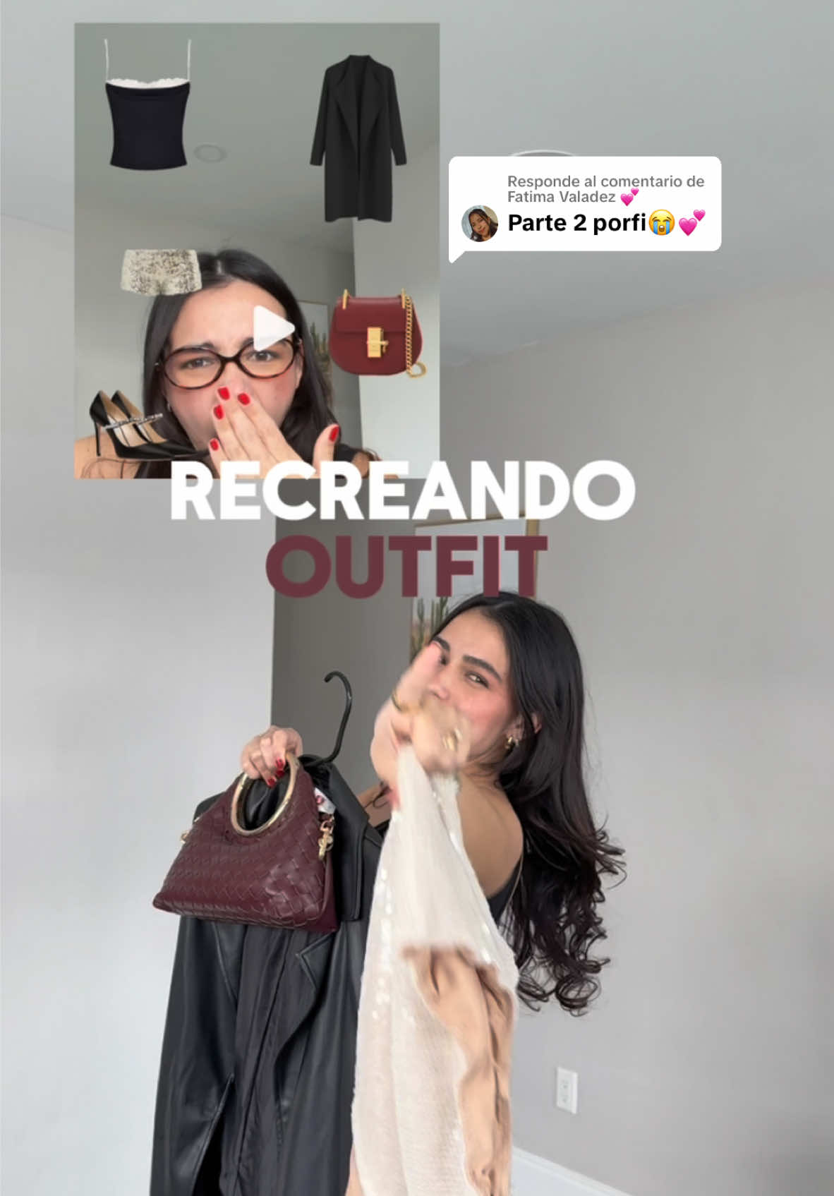 Respuesta a @Fatima Valadez 💕 que les pareció?✨💋🤞🏻🪩💖 #recreatealook #outfitinspo #cuteoutfits #randomoutfit #filtroescoje #christmasoutfit #tiktokfilter #filterchallenge #randomoutfitgenerator #randomoutfit #foryoupage 