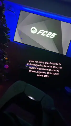 Nada mejor para desconectarse del mundo 👌🏾🤗 #ps5slim #fc25 #fc25modocarrera 