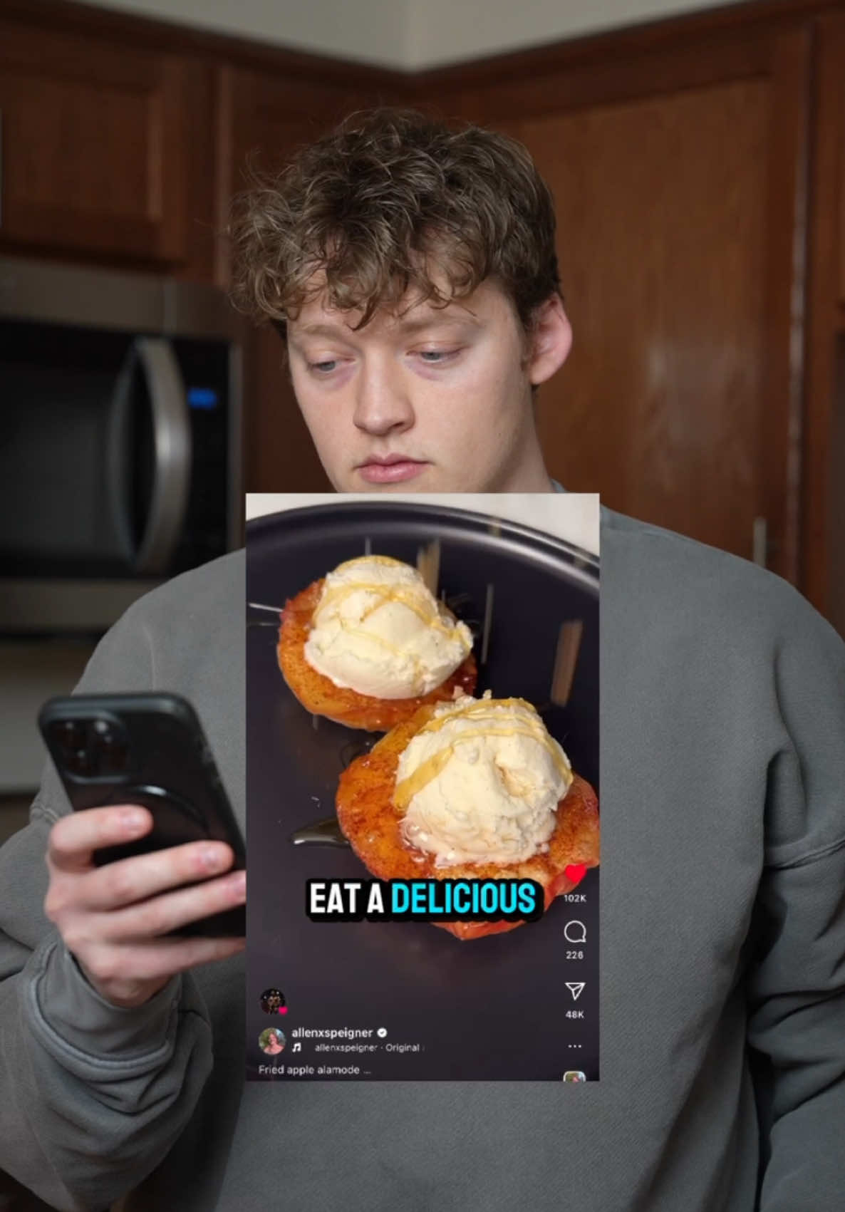 Easy high protein and low calorie apple dessert recipe from @Allen Speigner  #EasyRecipe #caloriedeficit #apples #dessert #cooking #Fitness #gym #GymTok #fitnessmotivation #gymmotivation #apple #lowcalorie @dudewipes #dudewipes 