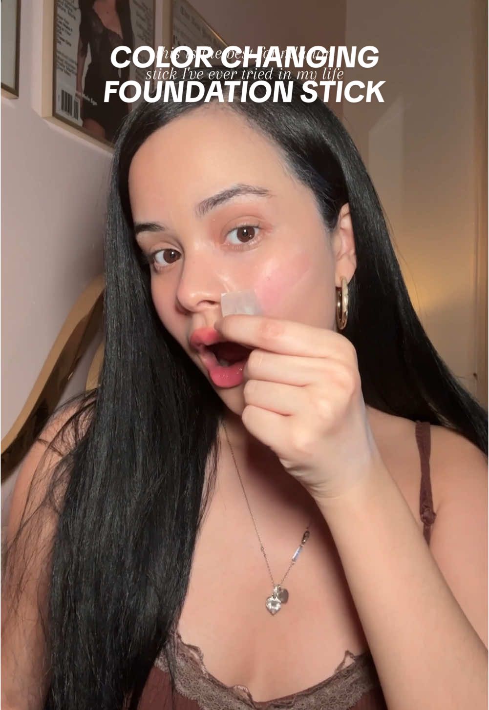 The ELROEL BLANC Cover Cream Stick is the most incredible color changing foundation - I’m completely obsessed! ✨ #elroel #elroelfoundationstick #foundationstick #foundation #colorchanging #makeuptutorial #makeupmusthaves #viralmakeup #beautyhack #BeautyTok