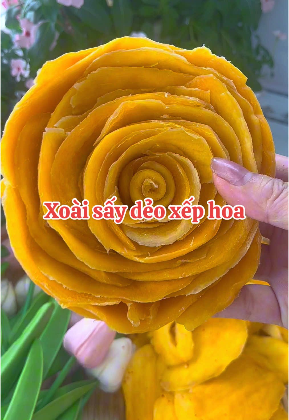Xoai sấy dẻo xếp hoa#bepbaduong #xuhuon #xuhuongtiktok2024 #ancungtiktok #food #reviewfood #muckbang #viral #titotxuhuong #anvat #anvat #xoai #xoaisaydeo #xoaisaydeomero #tet2025 