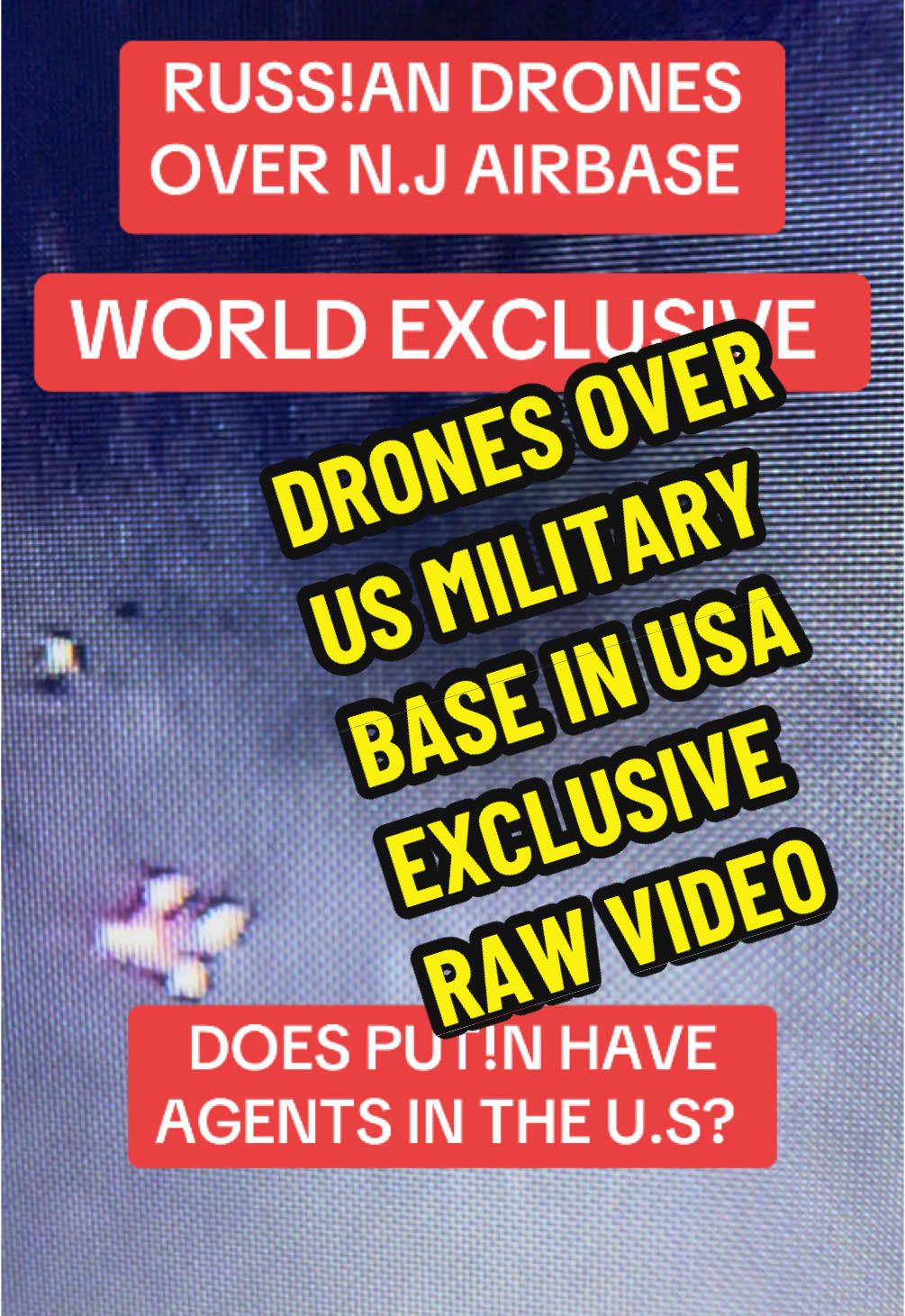 #dronesnjairbase #ufo #usmilitary #usmilitarybase #droneonussoil #russia #dronesoverairbase #newjerseydrones #newjersey #newjerseyairbase #cnn #itvnews #itn #bbc #nbcnews #skynews #gbnews 