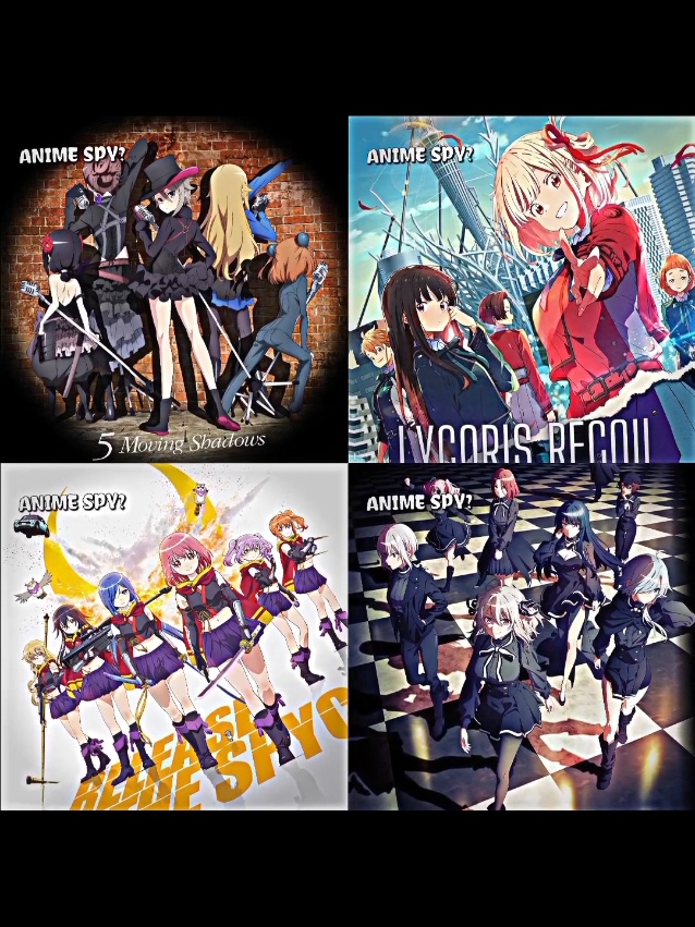 anime spy🔥#princessprincipal #lycorisrecoil #releasethespyce #spyclassroom #anime #spy #animeedit 