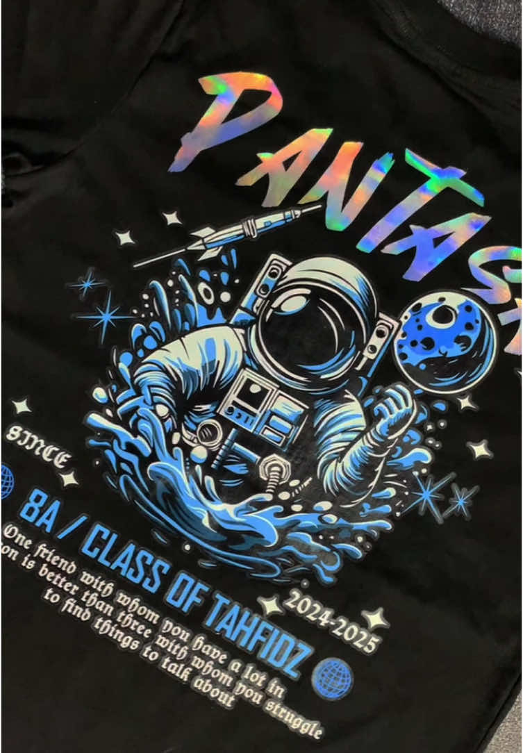 Nih mimin spill kaos Kombinasi Hologram Spectrum gaes 😁 bosen desain kaos itu-itu aja? Ini solusinyaa gaes 😁 Kuy buruan order kaos kelasmu dimari… #sablonhologram #sablonspectrum #polyflex #sablondigital #kaoskelas #fyp #sablonsukoharjo #sablonselogiri #sablontawangsari #sablonwonogiri #sablonklaten #sablonkaranganyar #sablonsragen #sablontuban #sablonbanyuwangi #sablonbanten #kaosangkatan #kaossekolah #sablonkaos #customkaoskelas 