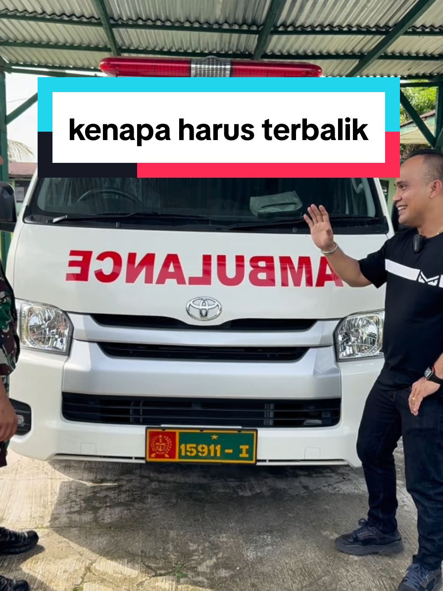 kenapa tulisan ambulan harus terbalik #berpikirsecaralogika #masterlogika #nexsidealis #idealis92 #fyp 