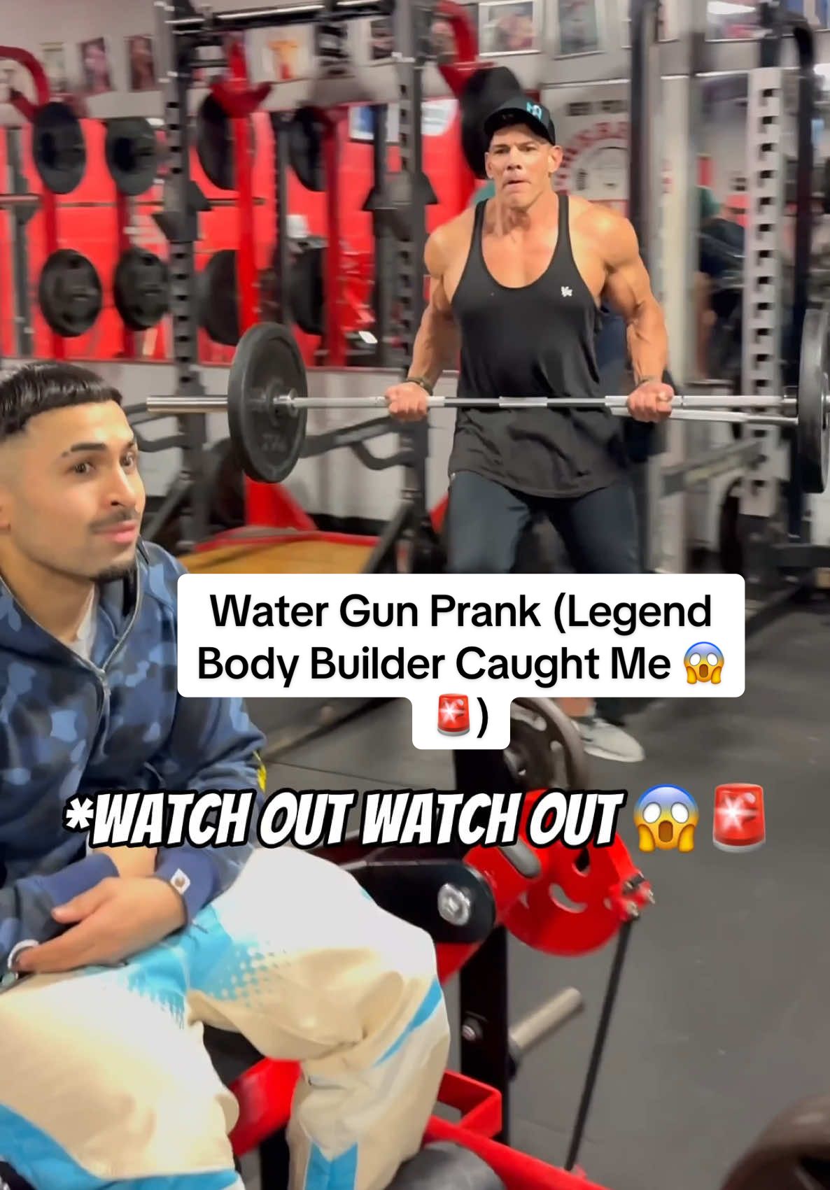 Legend Body Builder Caught Me 😱🚨 #fyp #prank #fypシ #foryoupage #bodybuilder #GymTok #lol 