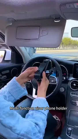 Car visor mobile phone stand 1080 degrees arbitrary rotation can not be shaken off#car#carsoftiktok #phoneholder #timesaving #auto#2.2.1 