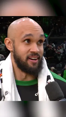 Exclusive: Abby Chin caught up with Derrick White after the Celtics dominate the Pistons 123-99 🗣️