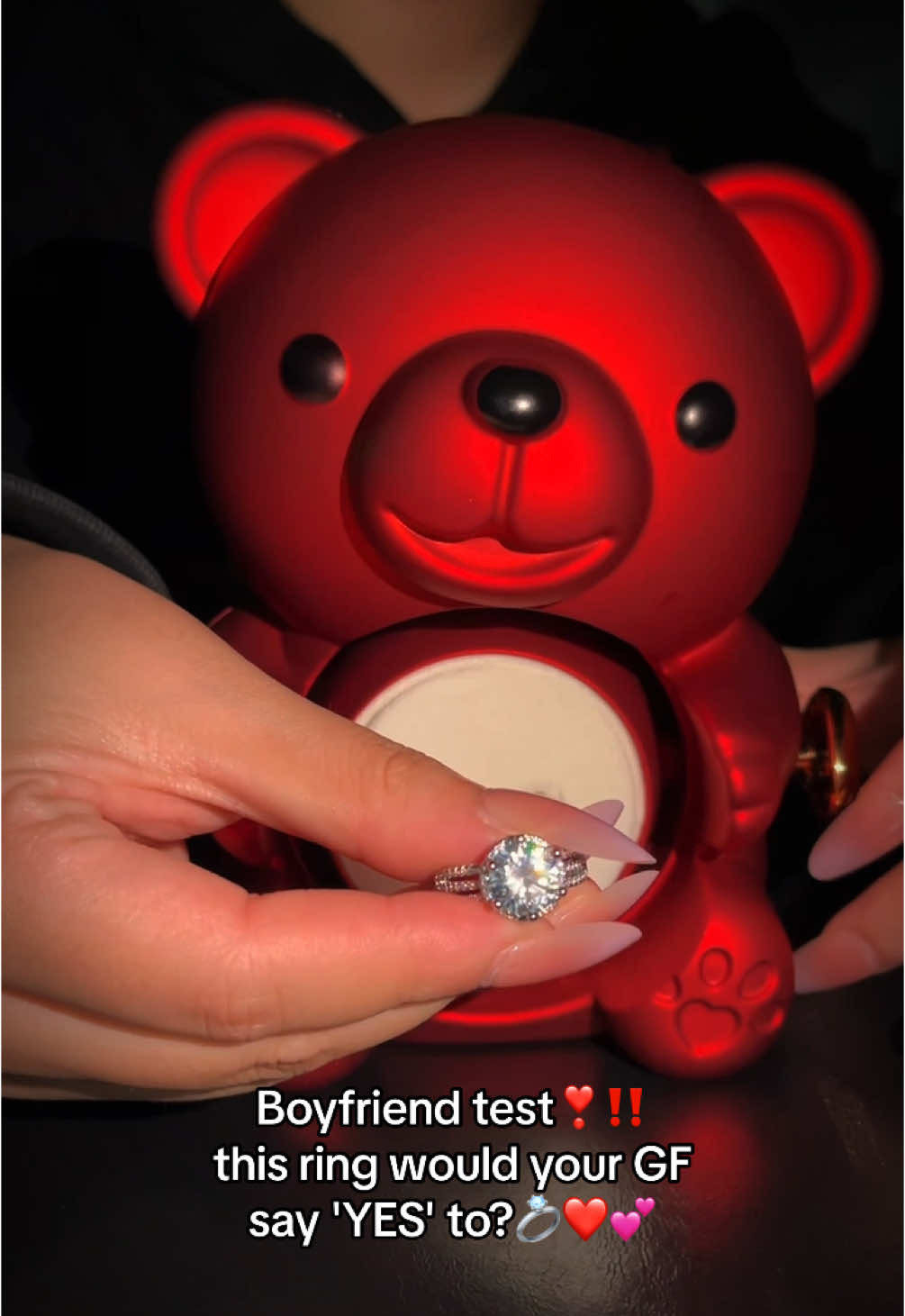 The same style 💍 this kind of sale#girlfriend #Love #ring#iloveyou #baby#Confession #surprise #lover #loving #fyp #bear #rose #test #boyfriend 