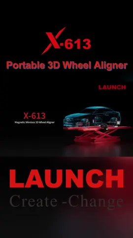 Wheel Alignment Made Simpler Than Ever！LAUNCH recently released an advanced & portable 3D wheel aligner. By using 2 Megnetic Measuring Units and X-431 PAD series #diagnostic tool , the X-613 3D Wheel Aligner provides high-precision and fast measuring results to customers. Let’s take a look at how LAUNCH utilizes cutting-edge industry technology to deliver precise calibration services while optimizing space efficiency #mechanic#launchtech#431#fyp#launchx431#x431#launch#wheel#wheel #aligners